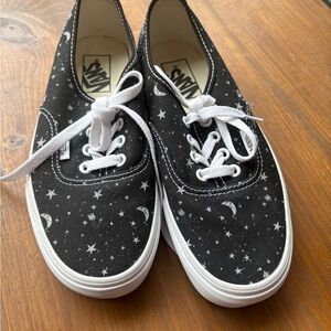 VANS Authentic Stars black white classic canvas shoe